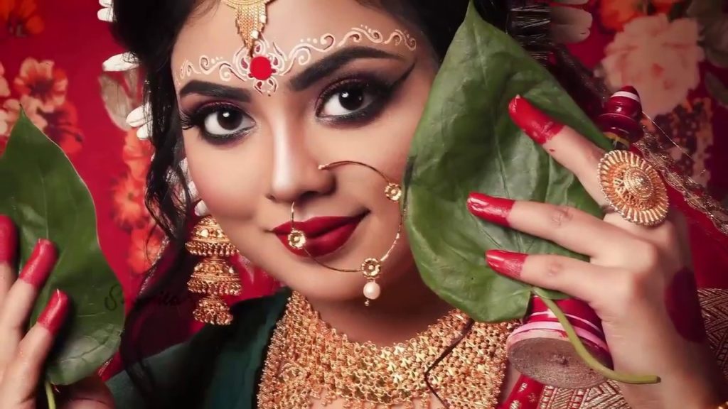 Traditional Bengali Wedding Look