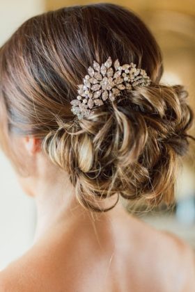 Head Piece With Messy Bun hairstyles