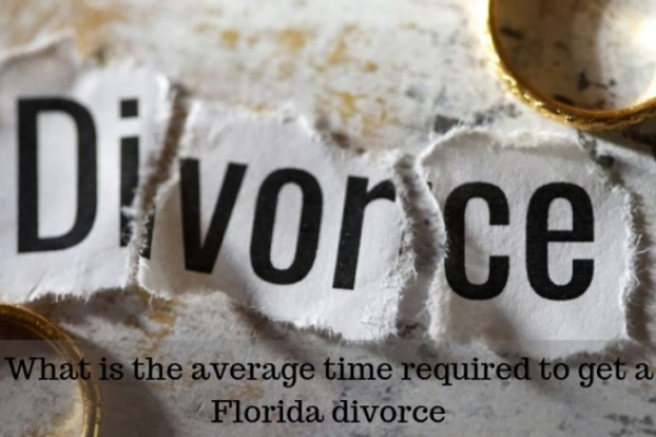 What is the average time required to get a Florida divorce