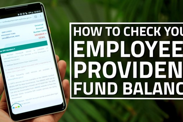 Check Provident Fund (PF) Balance In Just Five Minutes
