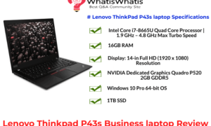 Lenovo Thinkpad P43s Business Laptop Review