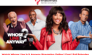 Watch Whose Line Is It Anyway Streaming | Cast | Full Episodes