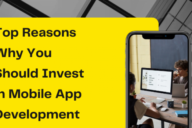 Top Reasons Why You Should Invest In Mobile App Development