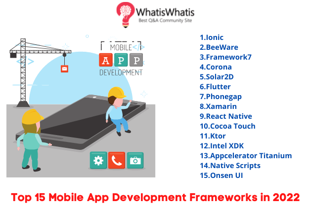 Top 15 Mobile App Development Frameworks in 2022