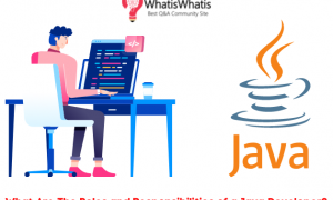 What Are The Roles and Responsibilities of a Java Developer?