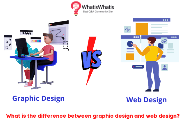 What is the difference between graphic design and web design?