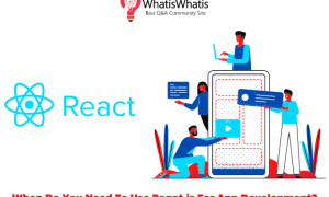 When Do You Need To Use React.js For App Development?
